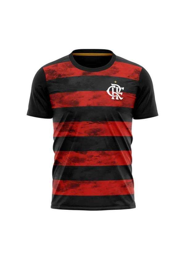 Braziline - Camisa Braziline Flamengo Arbor Infantil Preto