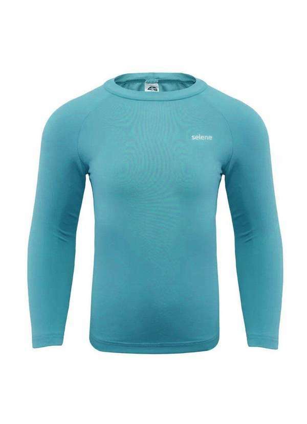Selene - Camisa Térmica Selene Proteção Uv Infantil Azul