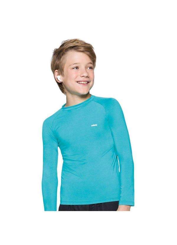 Selene - Camisa Térmica Selene Proteção Uv50 Juvenil Azul