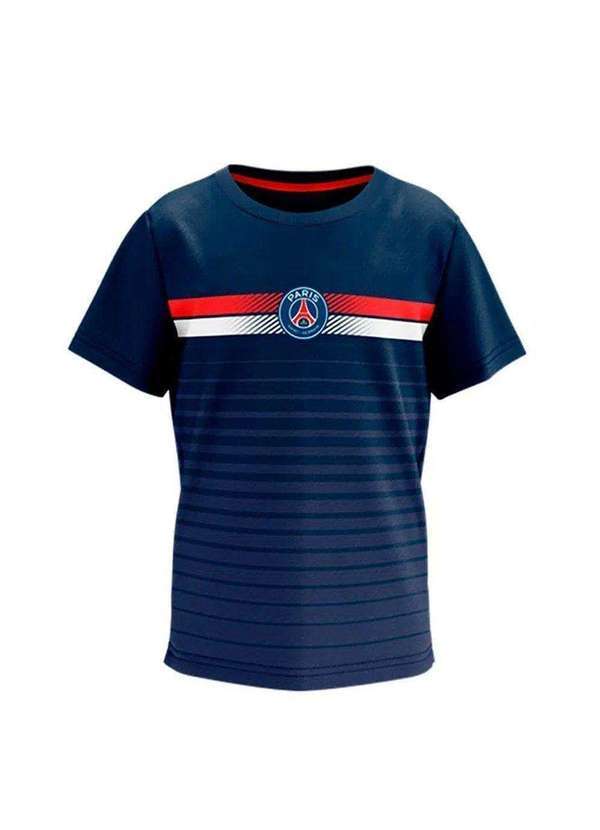 Braziline - Camiseta Braziline Paris Saint-Germain Chalk Infantil Azul