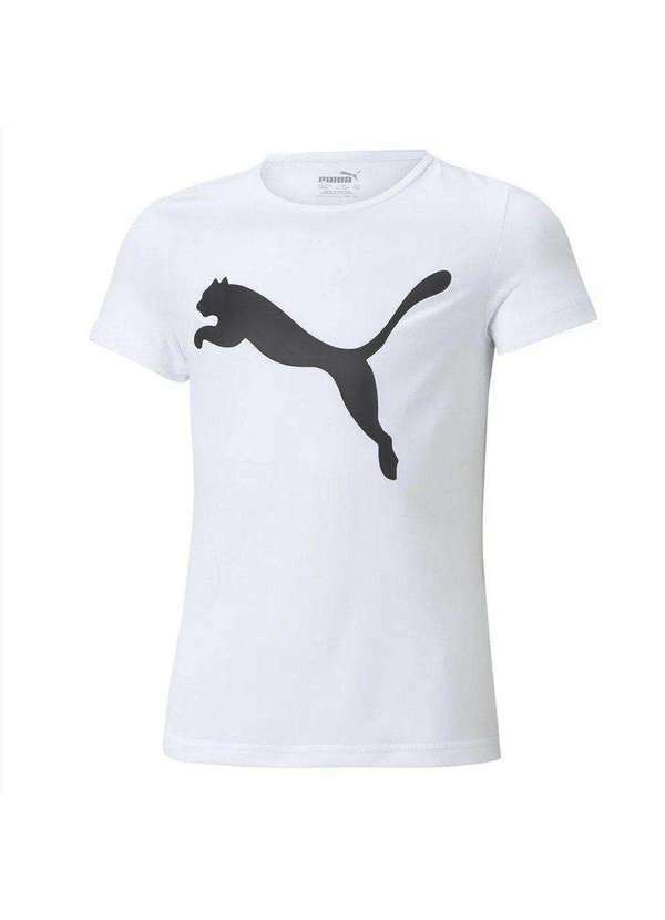 Puma - Camiseta Puma Active Infantil Branco