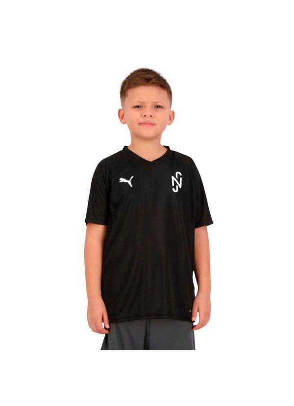 Puma - Camiseta Puma Neymar Jr Teamliga Infantil Preto