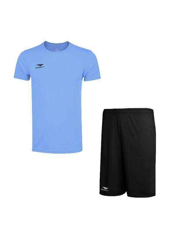 Penalty - Conjunto Penalty X Camiseta e Calção Juvenil Azul