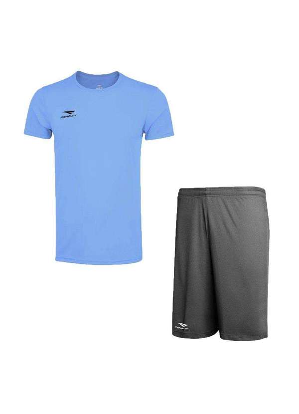 Penalty - Conjunto Penalty X Camiseta e Calção Juvenil Azul