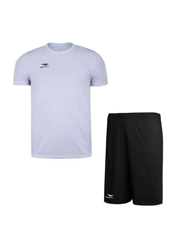 Penalty - Conjunto Penalty X Camiseta e Calção Juvenil Branco