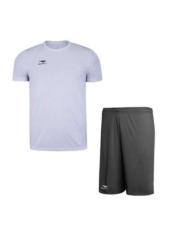Penalty - Conjunto Penalty X Camiseta e Calção Juvenil Branco