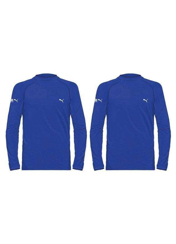 Puma - Kit 2 Camisas Térmicas Puma Uv50 Manga Longa Infantil Kit 2 Camisas Térmicas Puma Kids