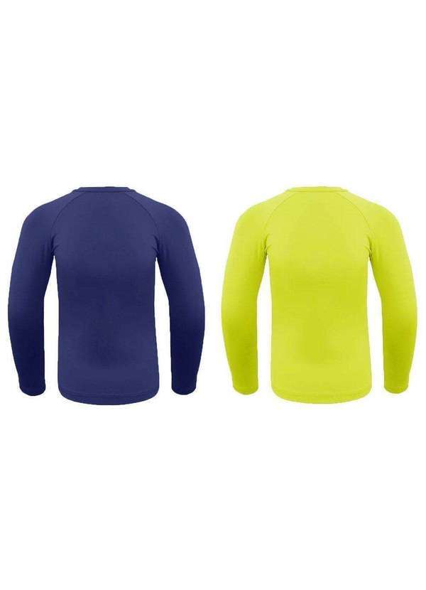 Selene - Kit 2 Camisas Térmicas Selene Proteção Uv50 Infantil Azul 3