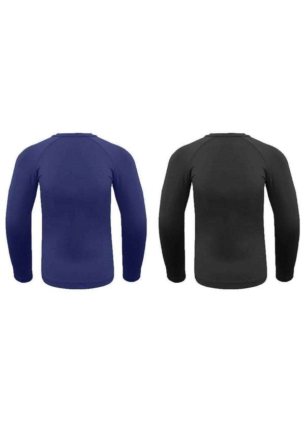 Selene - Kit 2 Camisas Térmicas Selene Proteção Uv50 Juvenil Azul 3