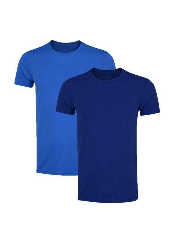 Pmc - Kit 2 Camisetas Pmc Básica Infantil Azul