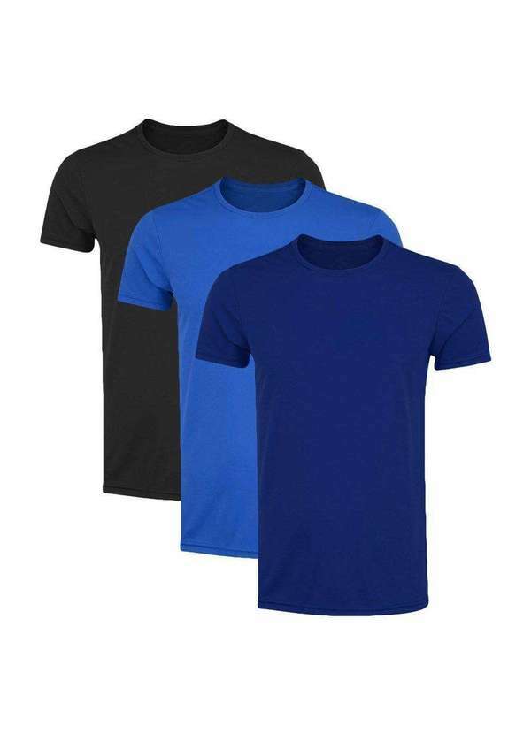 Pmc - Kit 3 Camisetas Pmc Básica Infantil Preto