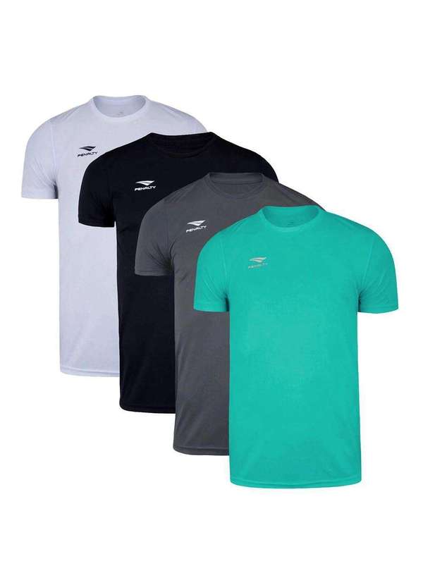 Penalty - Kit 4 Camisetas Penalty X Juvenil Branco