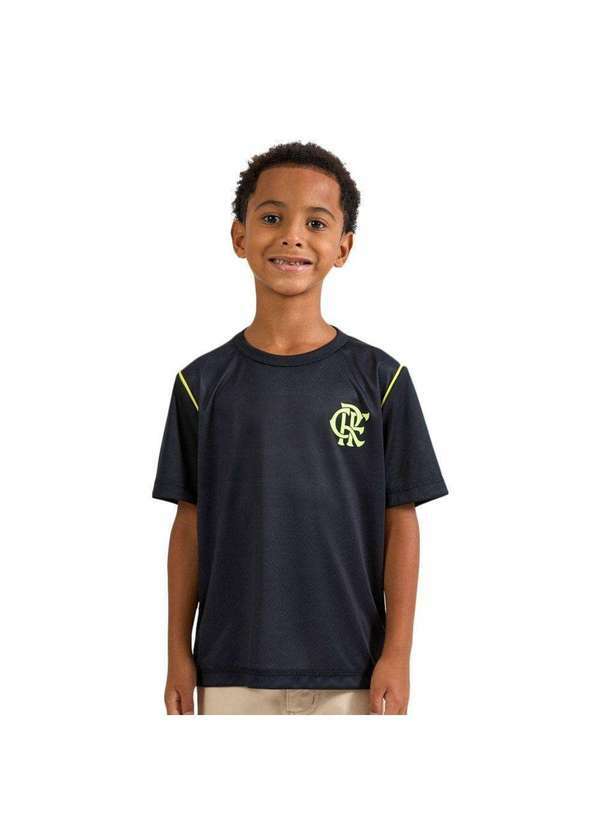 Braziline - Camisa Braziline Flamengo Ser Infantil Preto