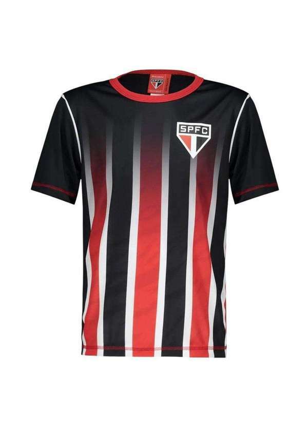 Braziline - Camisa Braziline São Paulo Ser Infantil Preto