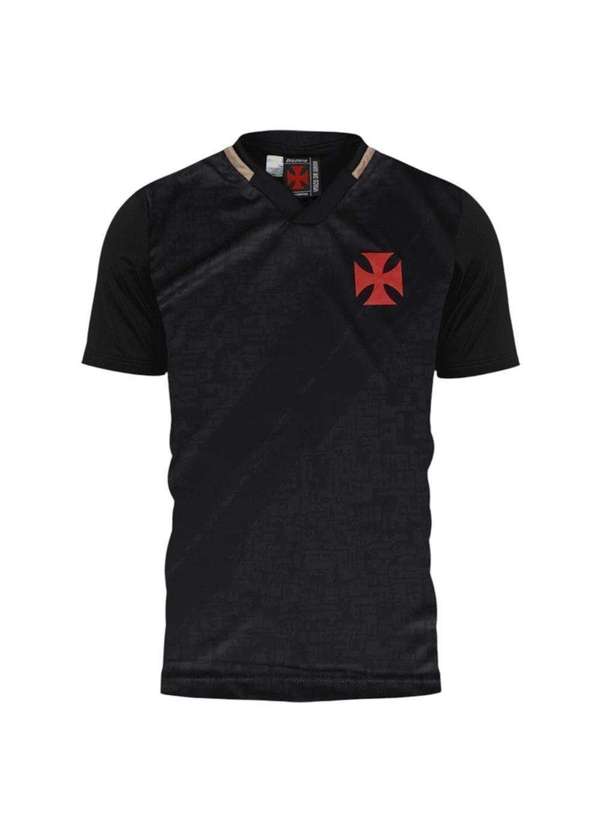 Braziline - Camisa Braziline Vasco Valor Infantil Preto