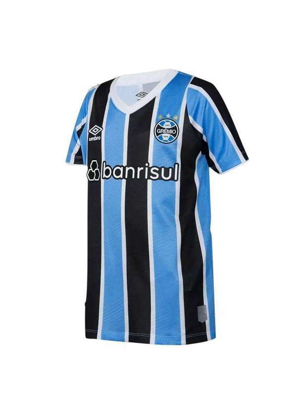 Umbro - Camisa Umbro Grêmio I 2024/25 Juvenil Azul