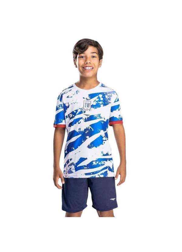 Penalty - Camiseta Penalty Futebol Infantil Branco