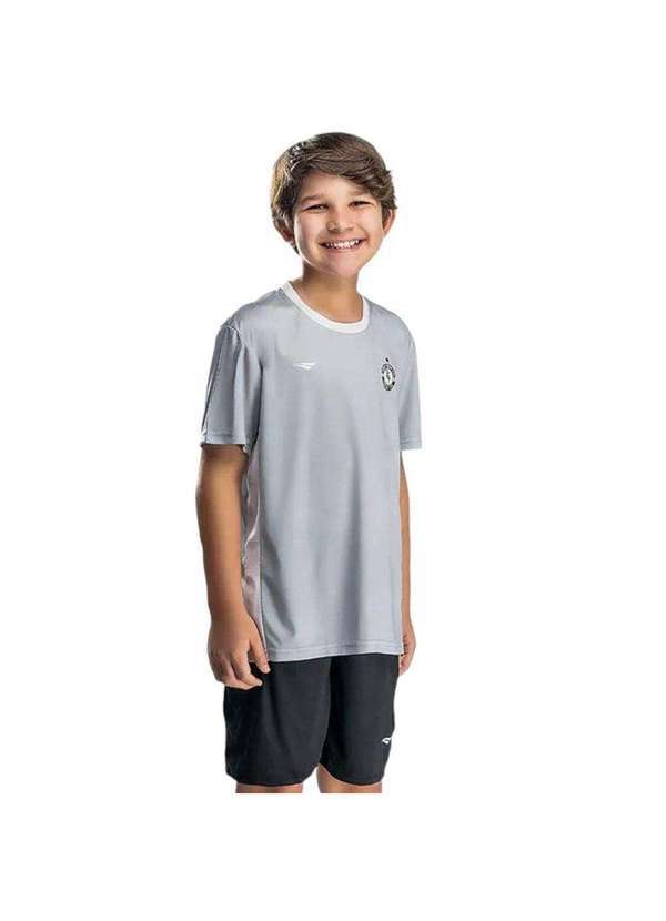 Penalty - Camiseta Penalty Futebol Infantil Cinza
