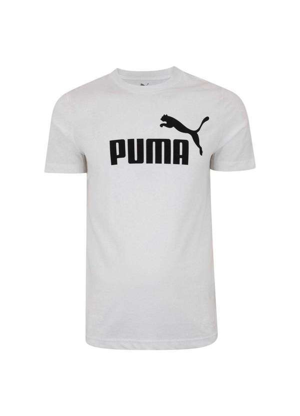 Puma - Camiseta Puma Ess No.1 Logo Tee Infantil Branco
