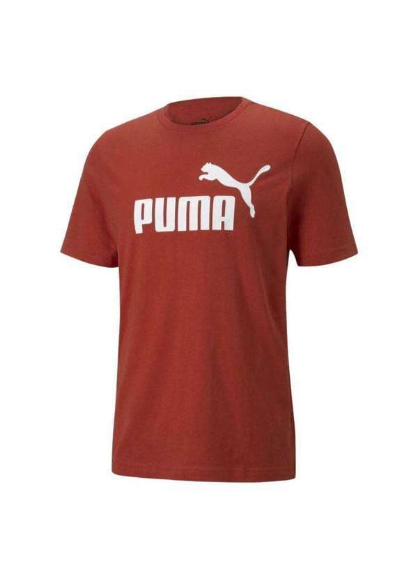 Puma - Camiseta Puma Ess No.1 Logo Tee Infantil Vermelho