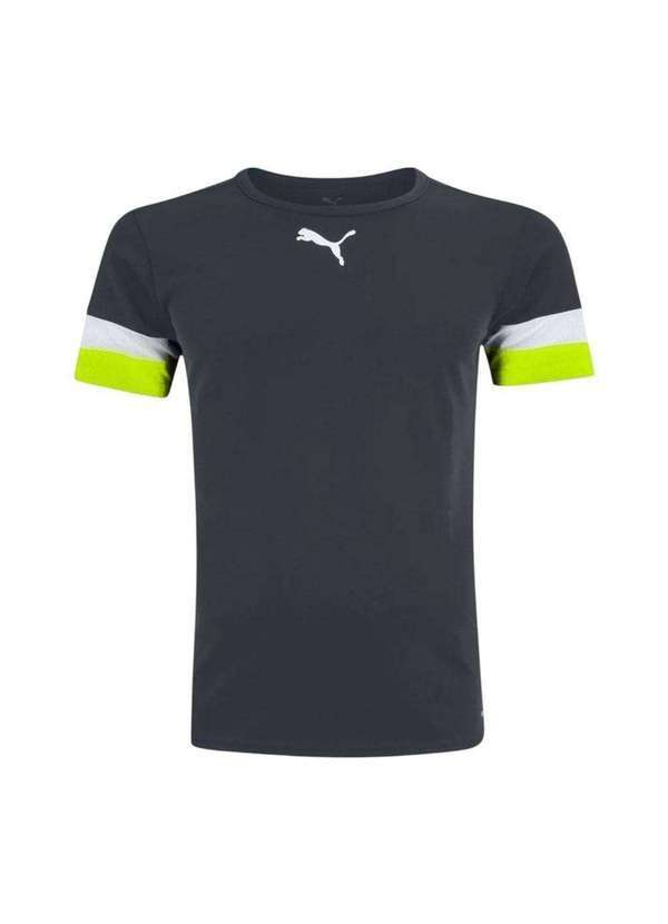 Puma - Camiseta Puma Individualrise Jersey Infantil Cinza