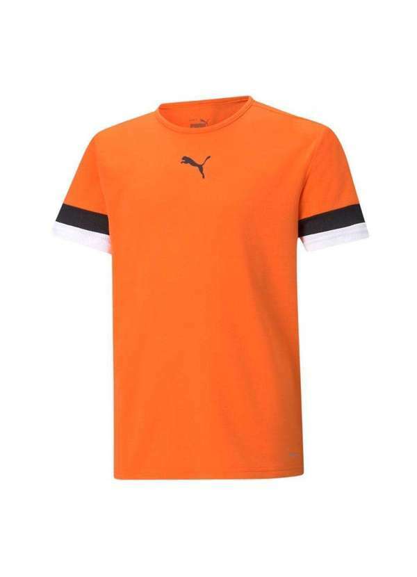 Puma - Camiseta Puma Teamrise Jersey Infantil Laranja