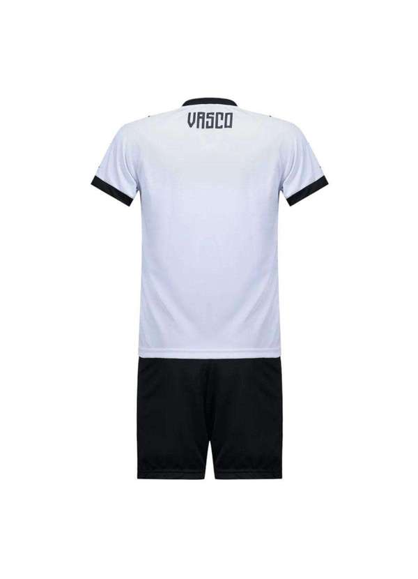 Kappa - Conjunto Kappa Vasco Supporter Class Infantil Branco 2