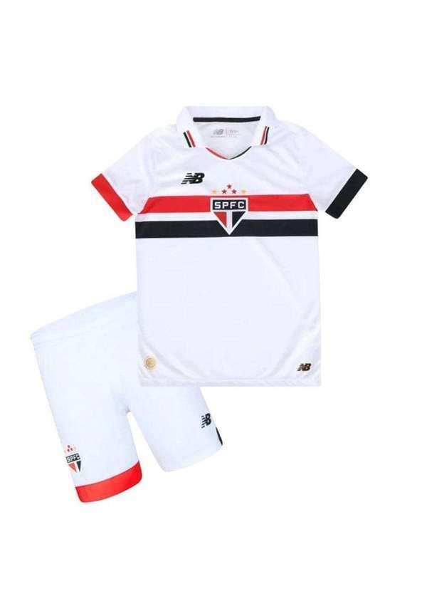 New Balance - Conjunto New Balance São Paulo 2024/25 Infantil Branco