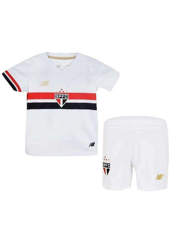 New Balance - Conjunto New Balance São Paulo I 2025/26 Infantil Branco