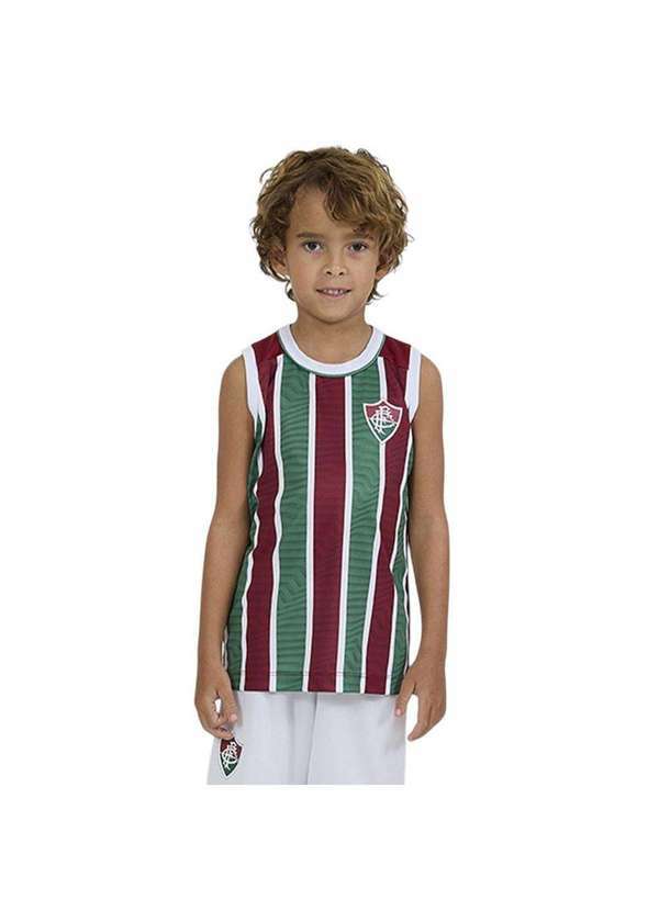 Braziline - Regata Braziline Fluminene Agora Infantil Vermelho