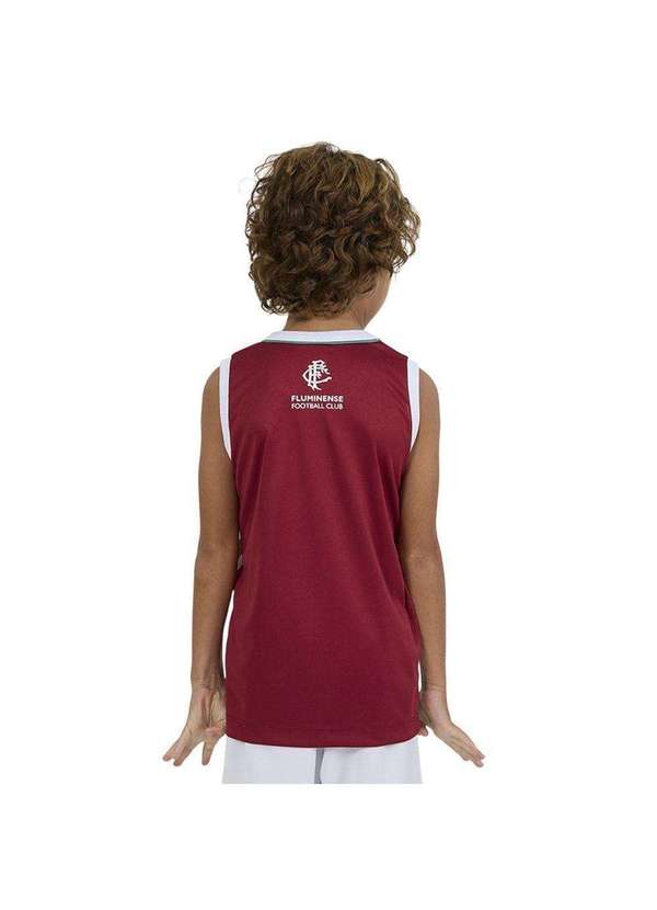 Braziline - Regata Braziline Fluminense Agora Infantil Vermelho 2