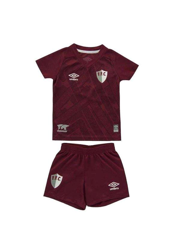 Umbro - Conjunto Umbro Fluminense Iii 2022/23 Infantil Vermelho