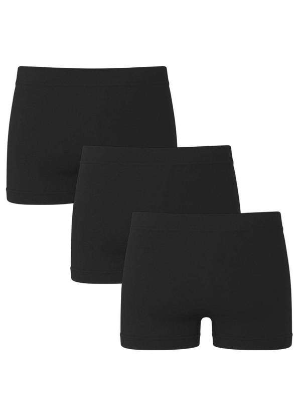 Polo Wear - Kit 3 Cuecas Boxer Polo Wear Basic Infantil Preto 2