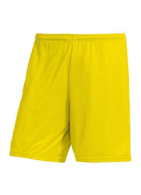 Pmc - Calção Pmc Futebol Infantil Amarelo