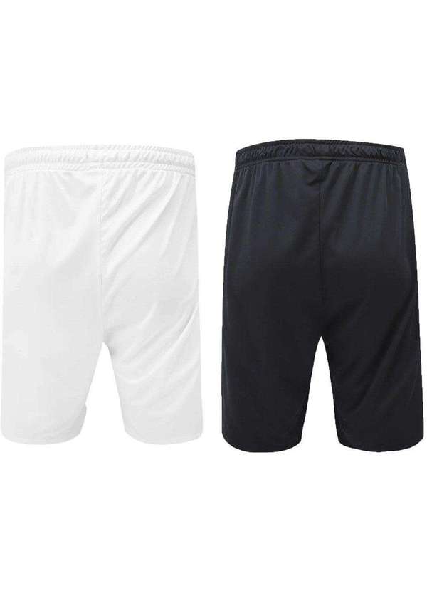 Topper - Kit 2 Calções Topper Classic New Juvenil Branco 2