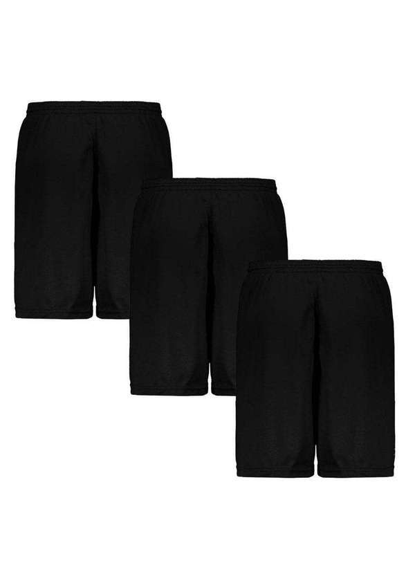 Penalty - Kit 3 Calções Penalty Matís Ix Juvenil Preto 2