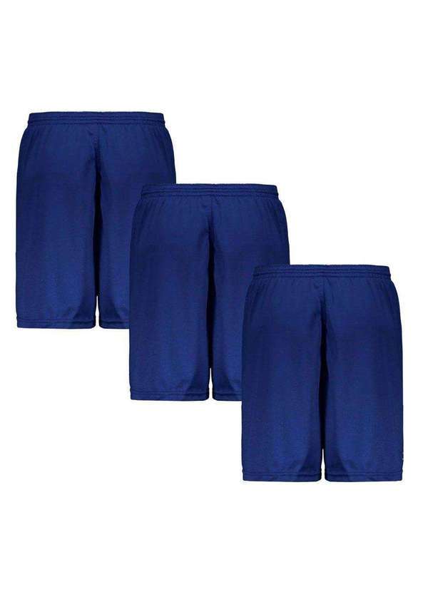 Penalty - Kit 3 Calções Penalty Matís Ix Juvenil Azul 2