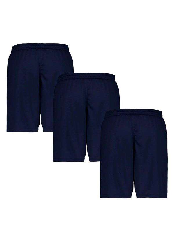 Penalty - Kit 3 Calções Penalty Matís Ix Juvenil Azul 2