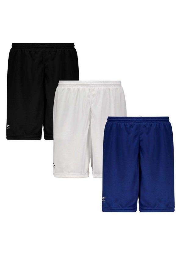 Penalty - Kit 3 Calções Penalty Matís Ix Juvenil Branco