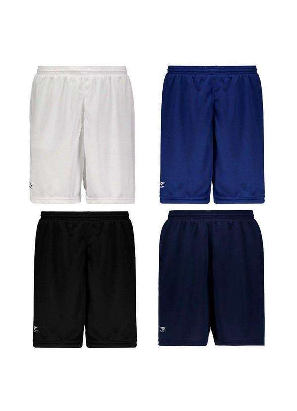 Penalty - Kit 4 Calções Penalty Matís Ix Juvenil Branco