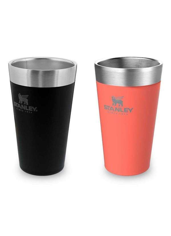 Stanley - Kit 2 Copos Térmicos de Cerveja Stanley Beer Pint 473ml Laranja