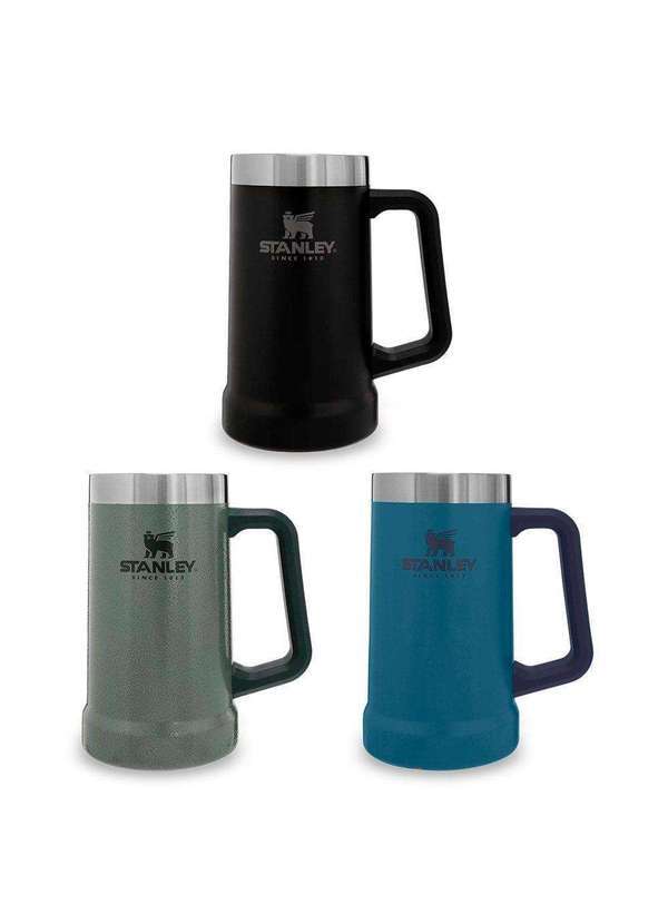 Stanley - Kit 3 Canecas Térmicas de Cerveja Stanley 710ml Azul