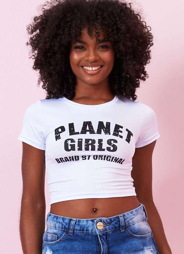 Planet Girls - Cropped Feminino 1997 Planet Girls Branco Branco