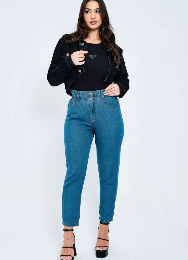 Planet Girls - Calça Jeans Feminina Clochard Planet Girls Jeans Escuro Jeans Escuro
