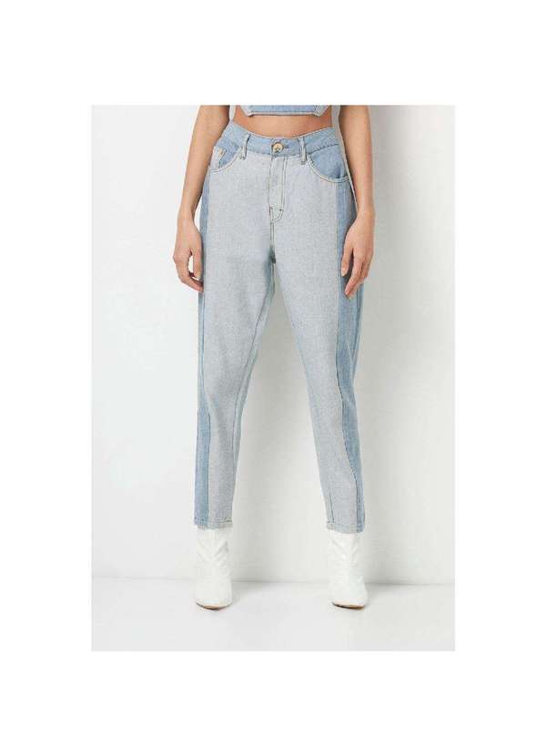 Planet Girls - Calça Jeans Feminina Premium Mom Planet Girls Jeans Claro Jeans Claro 3