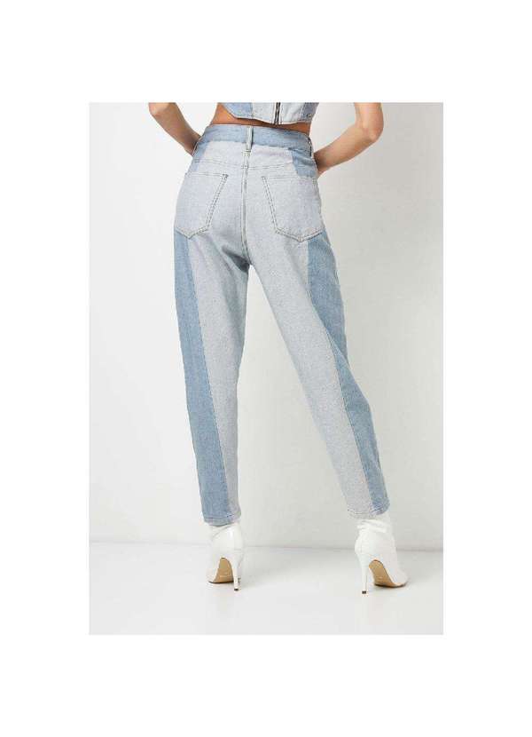 Planet Girls - Calça Jeans Feminina Premium Mom Planet Girls Jeans Claro Jeans Claro 4