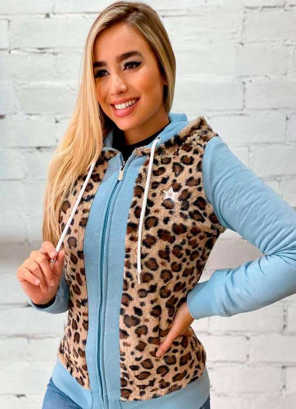 Moletom Feminino Blusa De Frio Planet Jaqueta Dupla Moletom Dupla