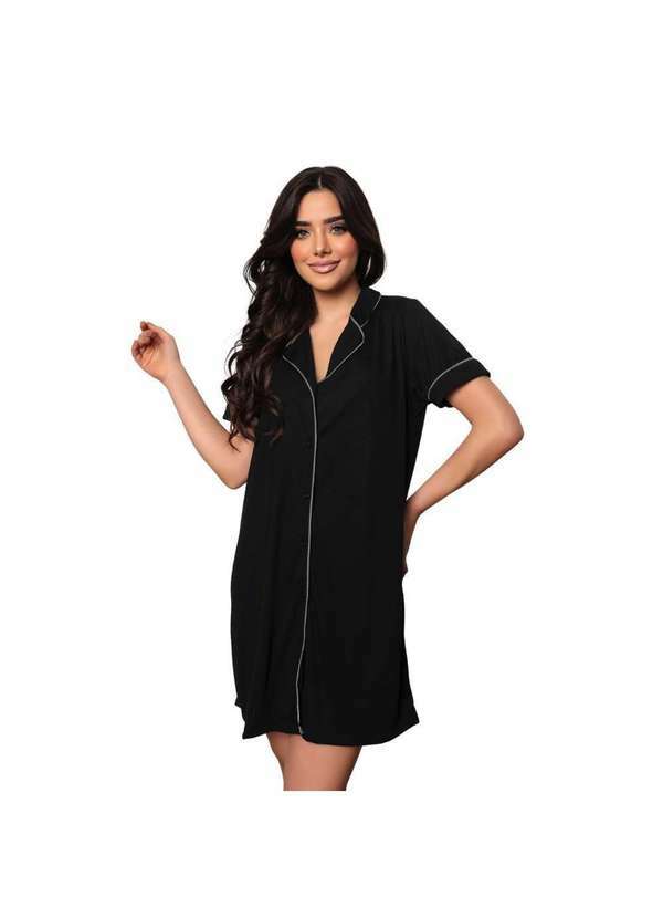 Luna Cuore - Camisola Americana Manga Curta Luna Cuore Preto