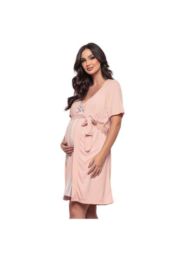 Luna Cuore - Conjunto Camisola com Robe Amamentacao Luna Cuore Multicores