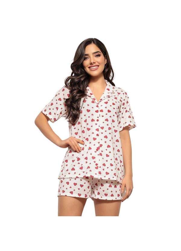 Luna Cuore - Pijama Americano Feminino Peach Touch Multicores